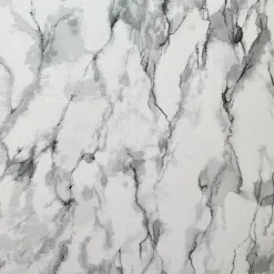 Villa Como Coperta dipinta a mano grigia con frange Marmo><noscript><img width=