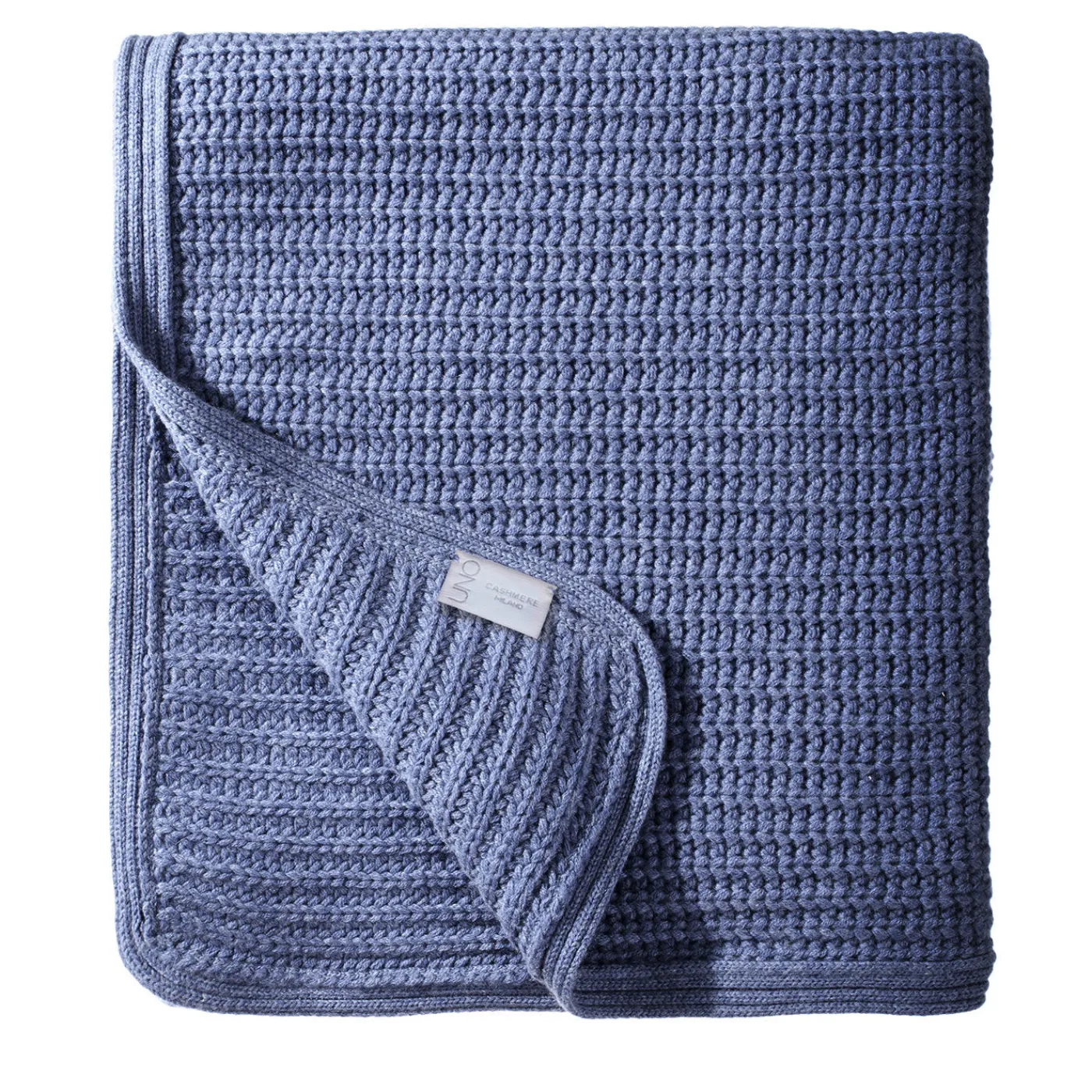 UnoCashmere Coperta grande in cashmere azzurro> Coperte