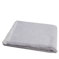Masserano Cashmere Coperta grigia Vida Pearl> Coperte