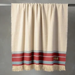 The House of Lyria Coperta Grottesco a righe policrome in seta e lana #3><noscript><img width=