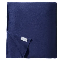UnoCashmere Coperta in cashmere blu medio> Coperte