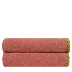 Frati Home Coperta Morbida in Bambù Lava Nuances con Bordo Cocò> Coperte