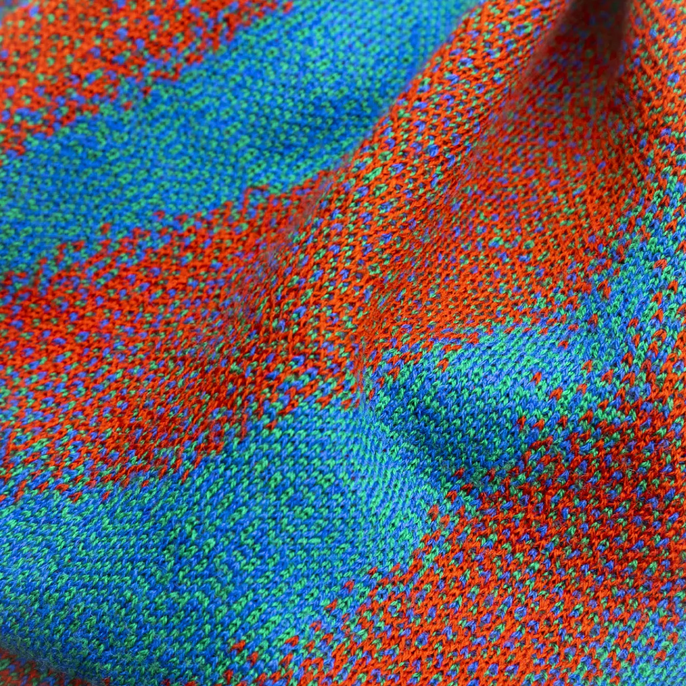 Lanificio Leo Coperta Multicolore in Lana Merino Sky, Cloud, Umbrella #3> Coperte