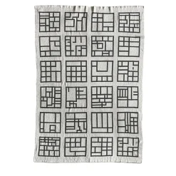 Lanificio Leo Coperta nera Insula di V. Mancini e P. Iaconantonio> Coperte