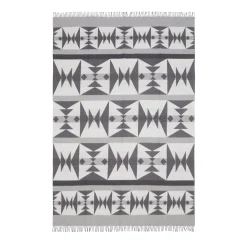 Alonpi Coperta piccola grigia a motivi Dakota> Coperte