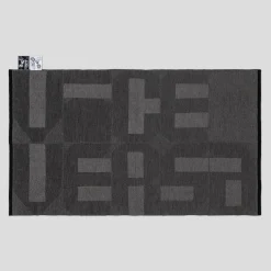 Lanificio Leo Coperta Viceversa Grigia e Nera in Lana Merino> Coperte