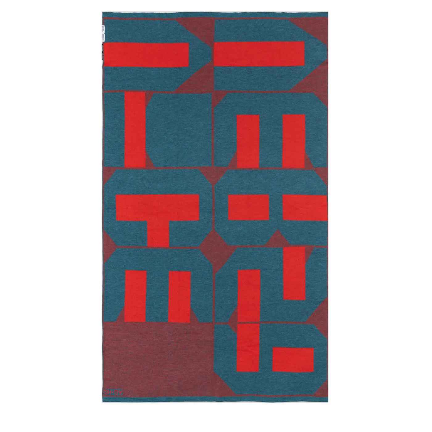 Lanificio Leo Coperta Viceversa Rossa e Blu in Lana Merino> Coperte