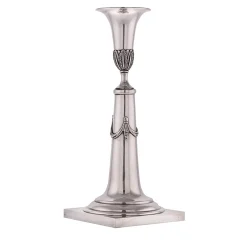 Argentiere Pagliai Coppia di candelabri in argento sterling del 1860><noscript><img width=