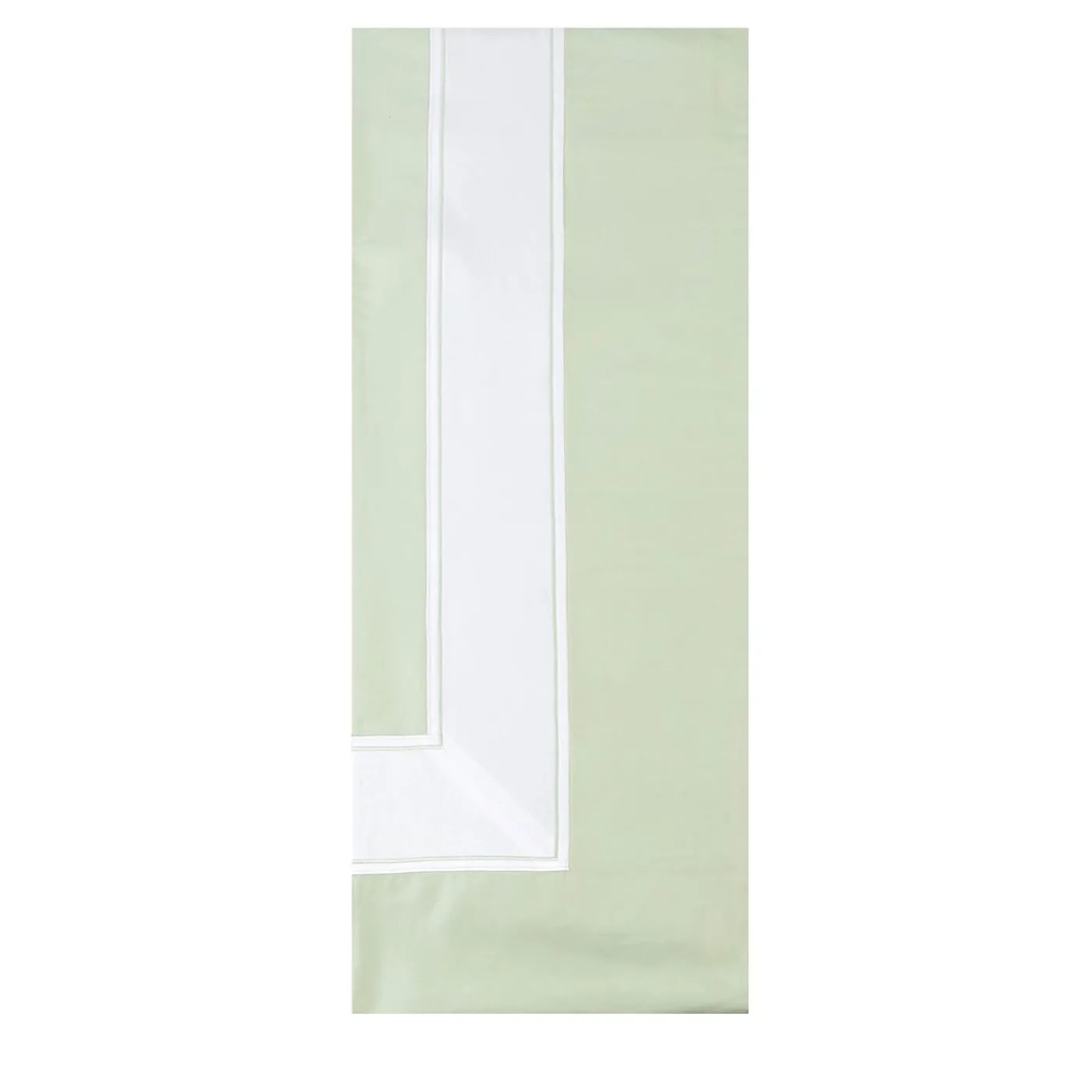 TessilArte Copripiumino Eucalipto Verde e Bianco in Raso di Cotone> Biancheria Da Letto