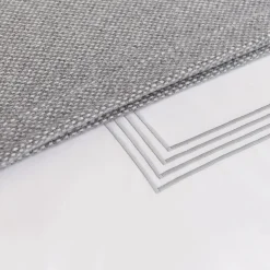 Verderoccia Copripiumino King americano bianco e grigio di Four Generations> Biancheria Da Letto