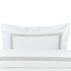 Verderoccia Copripiumino King americano bianco e grigio di Four Generations><noscript><img width=