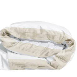 Verderoccia Copripiumino Plissè Bianco e Marmo US King> Biancheria Da Letto