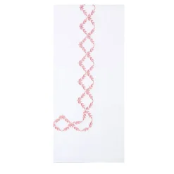 TessilArte Copripiumino Smeraldo Bianco e Rosa Ricamato in Raso di Cotone> Biancheria Da Letto