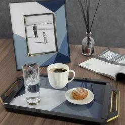 Silia Cornice Grande Blu Mosaico> Cornici