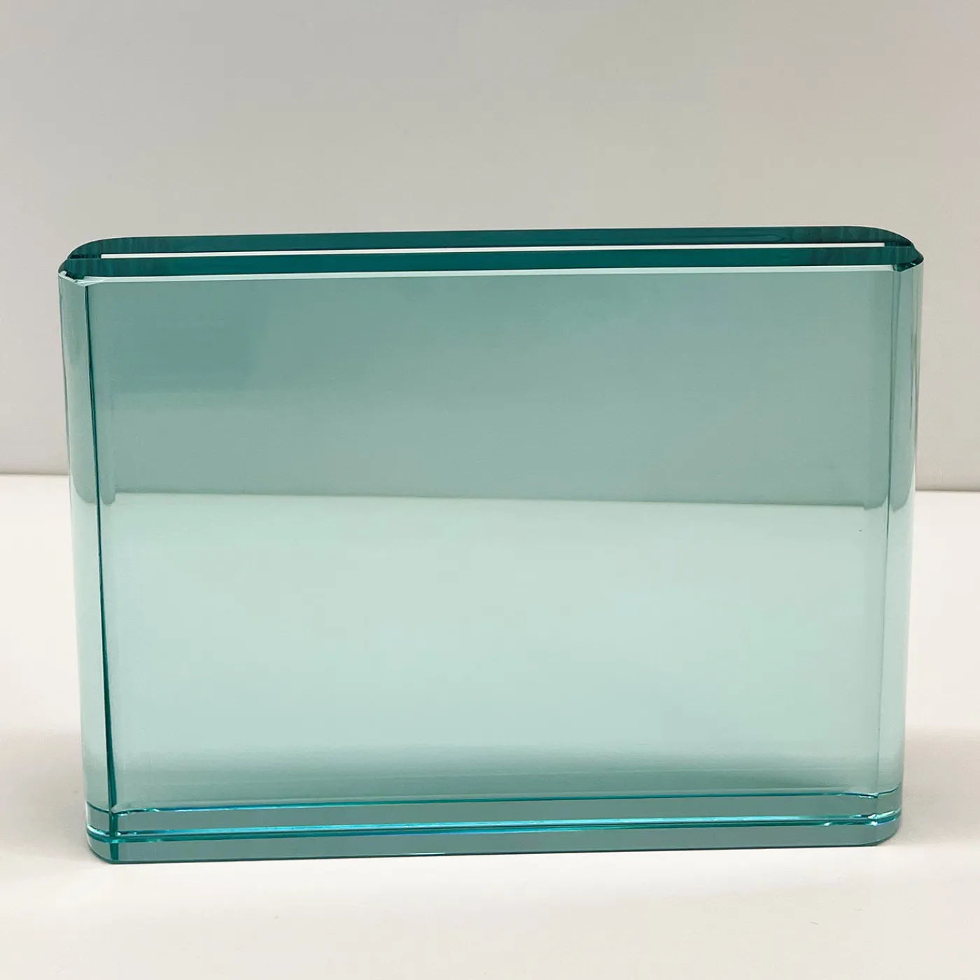 Ghirò Studio Cornice orizzontale in cristallo acquamarina> Cornici