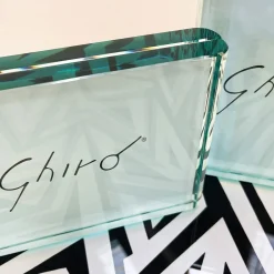 Ghirò Studio Cornice orizzontale in cristallo acquamarina><noscript><img width=