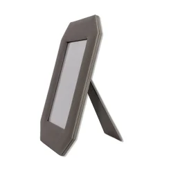 Cassigoli Cornice Ottagonale Del Monte 23 in pelle grigio luna> Cornici