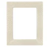 Riviere Cornice per foto Nora grande in pelle avorio> Cornici
