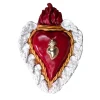 Cuore di Argilla Cuore in ceramica con morso d'amore> Sculture Da Parete