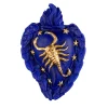 Cuore di Argilla Cuore in ceramica Zodiaco Scorpio> Sculture Da Parete