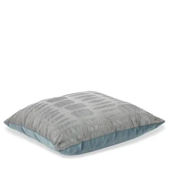 l'Opificio Cuscino Carrè argentato quadrato in Dry Stone Jacquard Fabric><noscript><img width=