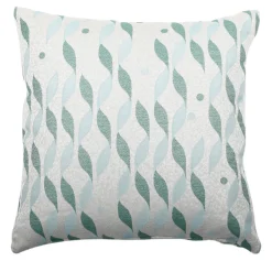 l'Opificio Cuscino Carrè azzurro in tessuto Jacquard TALIA> Cuscini