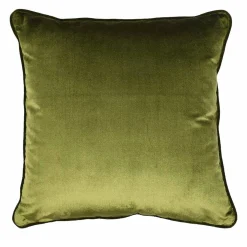 l'Opificio Cuscino Carrè in Velluto di Verde Muschio> Cuscini