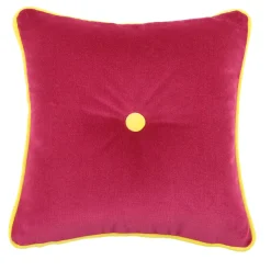 l'Opificio Cuscino Carrè in velluto di cotone multicolore> Cuscini