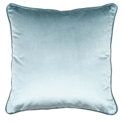 l'Opificio Cuscino Carrè in Velluto di Azzurro Polvere> Cuscini