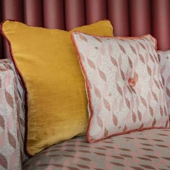 l'Opificio Cuscino Carrè Rosa in tessuto jacquard TALIA><noscript><img width=