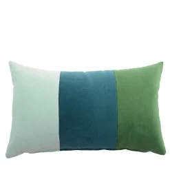 l'Opificio Cuscino Degradè a bande in Velluto di Cotone> Cuscini