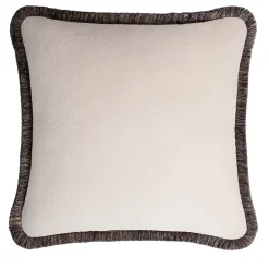 LO Decor Cuscino Happy bianco e grigio> Cuscini