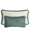 LO Decor Cuscino Happy in velluto bianco e verde verde acqua per coppie> Cuscini