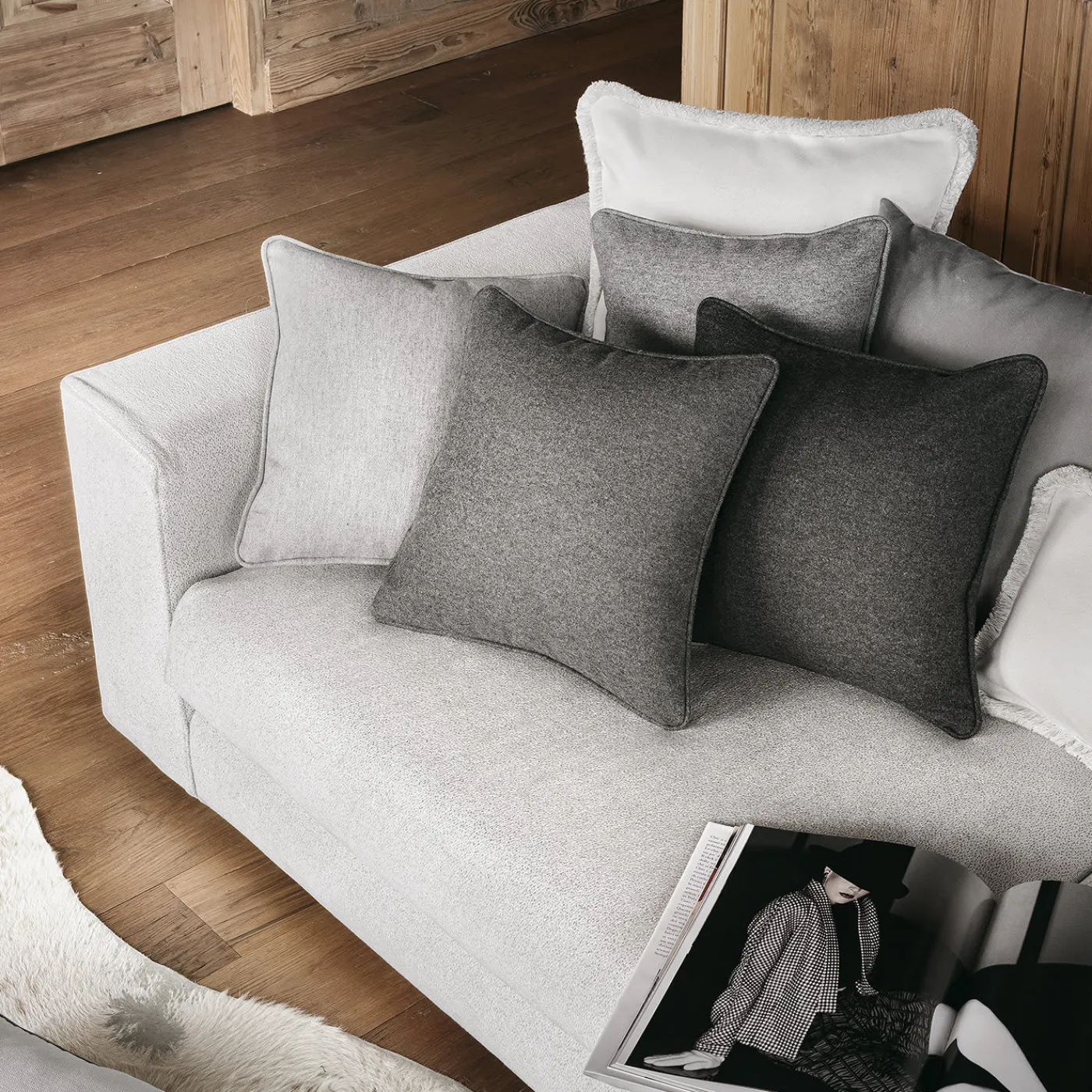 LO Decor Cuscino Happy White> Cuscini