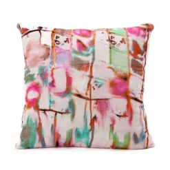 Coralla Maiuri Cuscino imbottito in velluto di seta Jewel Dream> Cuscini