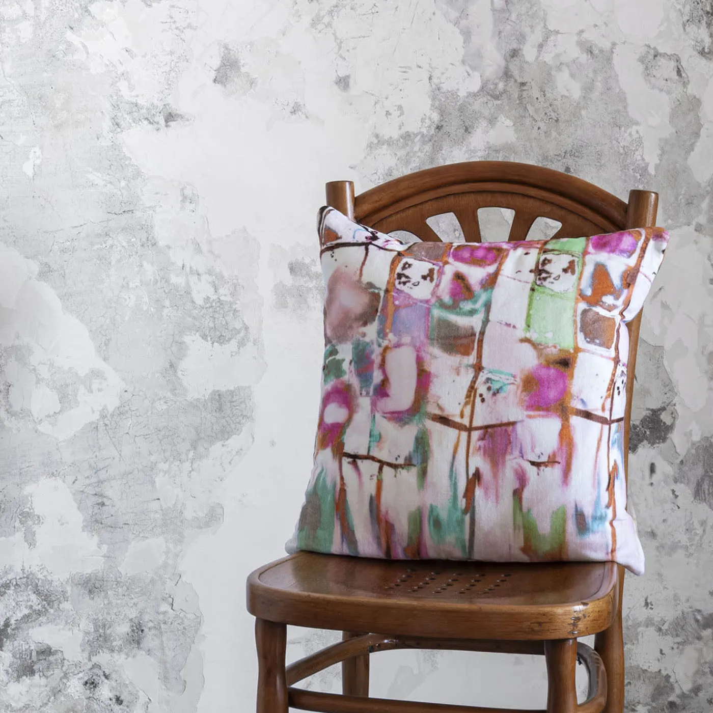 Coralla Maiuri Cuscino imbottito in velluto di seta Jewel Dream> Cuscini