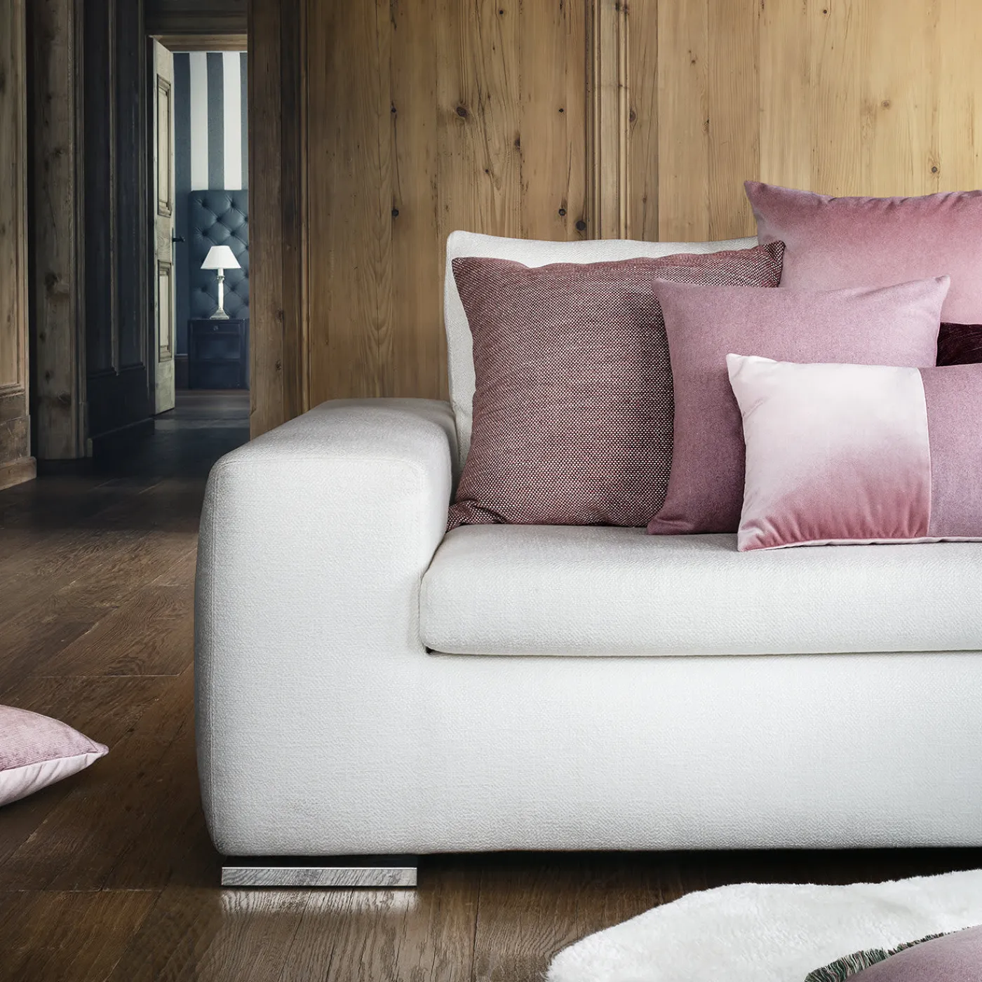 LO Decor Cuscino in lana color malva> Cuscini