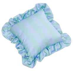 M'AMA Interni + di Federica Zama Cuscino in poliestere riciclato azzurro Bon Bon> Cuscini