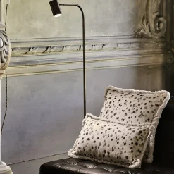 Carola fra i Trulli Cuscino piccolo con frange bianche e nere><noscript><img width=