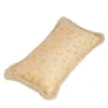 Carola fra i Trulli Cuscino piccolo con frange color crema e giallo> Cuscini