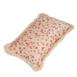 Carola fra i Trulli Cuscino piccolo con frange rosse e fucsia> Cuscini