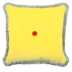 l'Opificio Cuscino Quadrato Giallo POPHUG di Pistacchio&Caffé> Cuscini