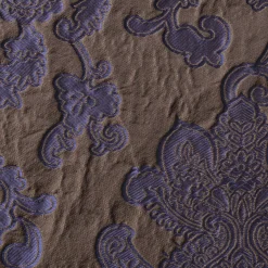 The House of Lyria Cuscino quadrato in flanella floreale viola jacquard><noscript><img width=