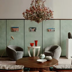 The House of Lyria Cuscino quadrato Vate a righe policrome> Cuscini