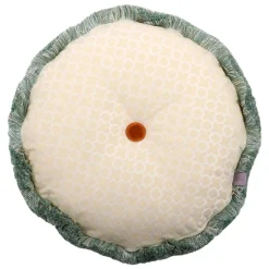 l'Opificio Cuscino Rotondo Bianco in Edizione Limitata POPHUG di Pistacchio&Caffé><noscript><img width=