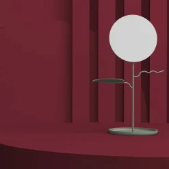 Nunzia Ponsillo Custode Portagioie verde salvia con specchio> Specchi Da Tavolo