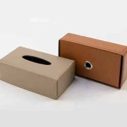 Foglizzo 1921 Daisy Seta Beige Scatola rettangolare per fazzoletti di carta><noscript><img width=