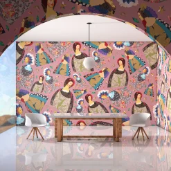 Officinarkitettura Dame de Rêve Rouge Luca Artioli Carta da parati> Carte Da Parati