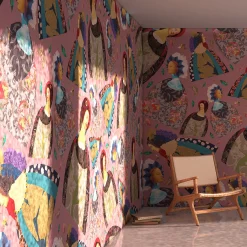 Officinarkitettura Dame de Rêve Rouge Luca Artioli Carta da parati><noscript><img width=