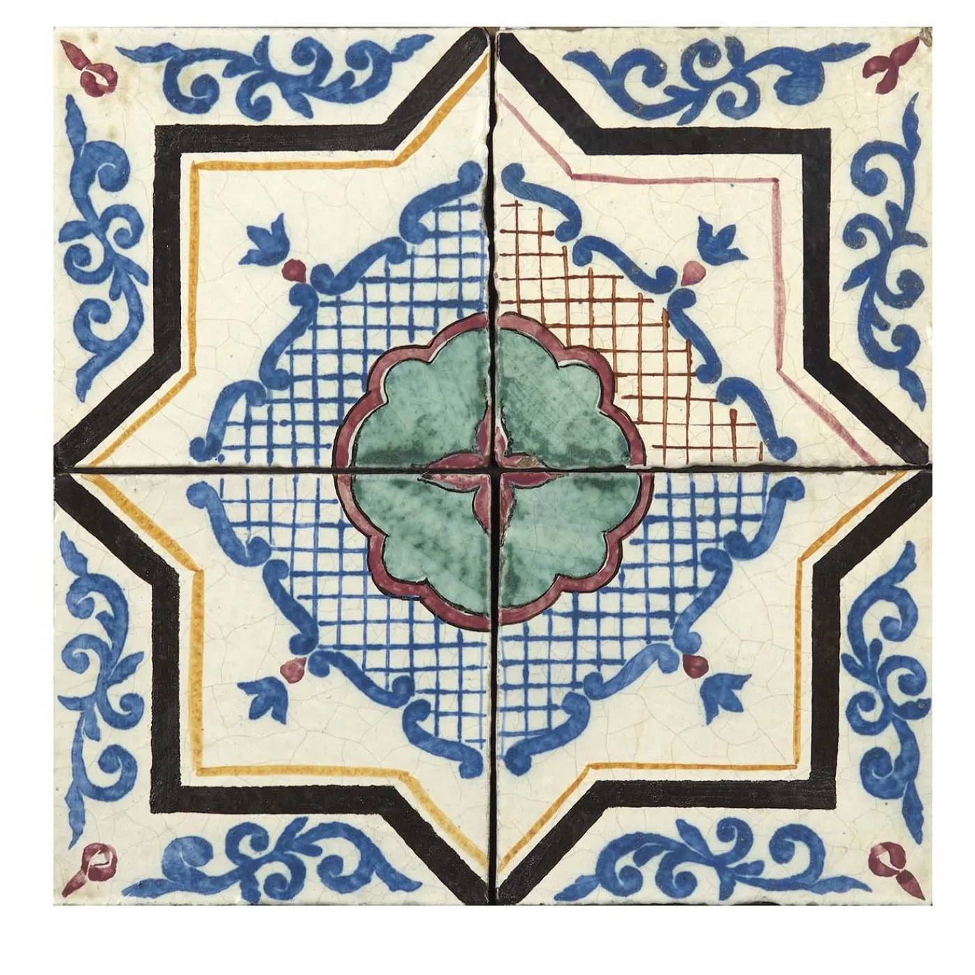 Studio Le Nid Decori Modulari Set di 4 piastrelle #23> Piastrelle E Pavimenti